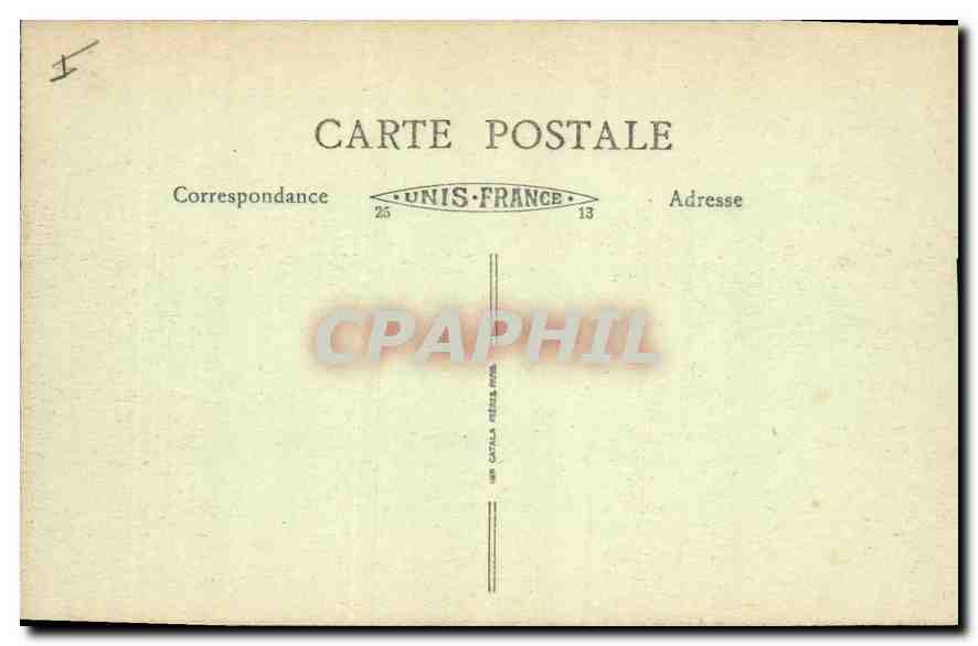CPA Lyon Pont de l'Universite et Faculte des Lettres et Sciences  — Verso