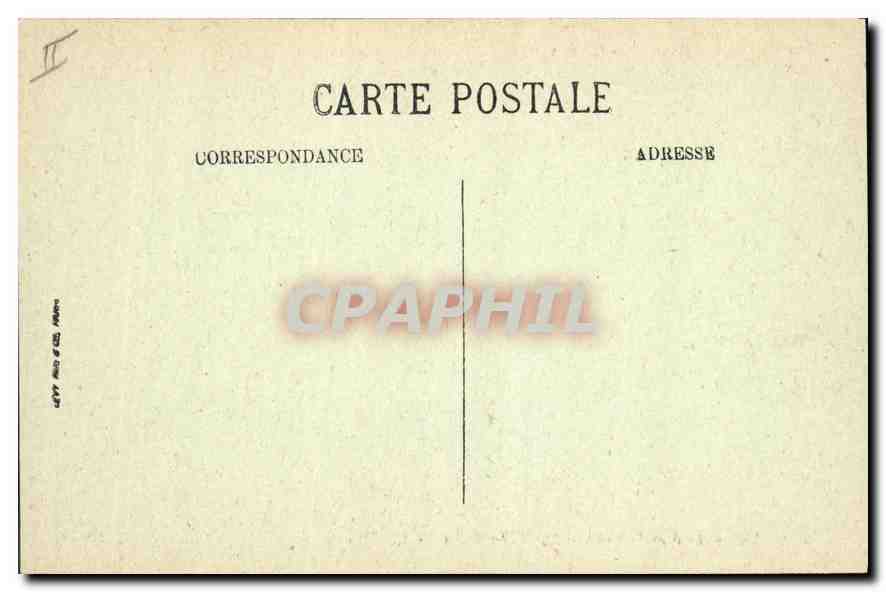 CPA Lyon Le Pont Saint Clair et la Croix Rousse  — Verso
