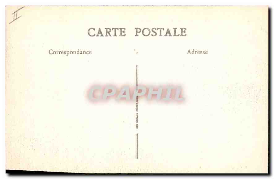 CPA Lyon Le Pont Morand Le Quai St Clair et le Coteau de la Croix Rousse  — Verso