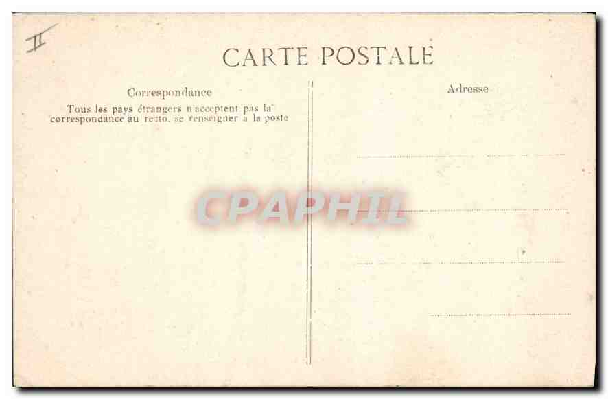 CPA Lyon Pont de la Guillotiere et Hotel Dieu  — Rückseite