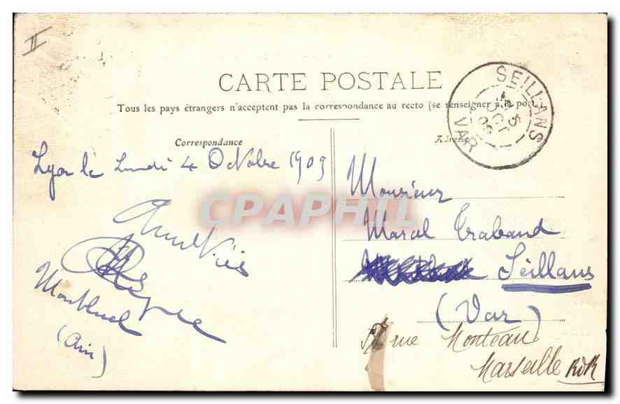CPA Lyon Pont Lafayette  — Verso