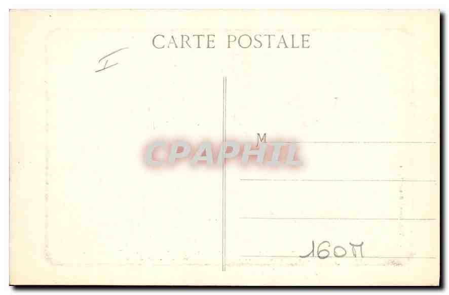 CPA Lyon Pont Tilsitt Archeveche & Coteau de Fourviere  — Verso