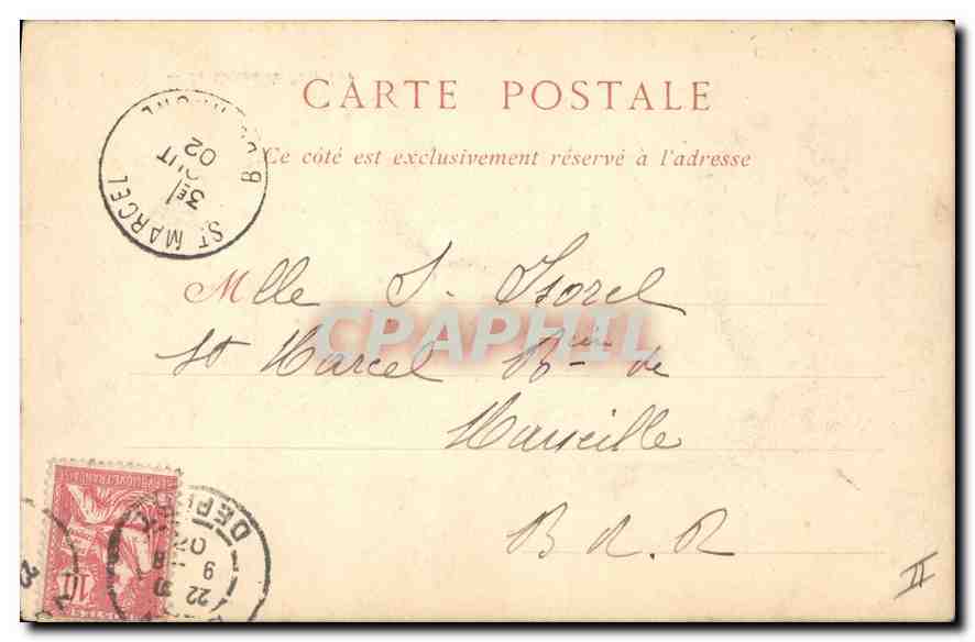 CPA Lyon Le Coteau de Fourviere  — Verso