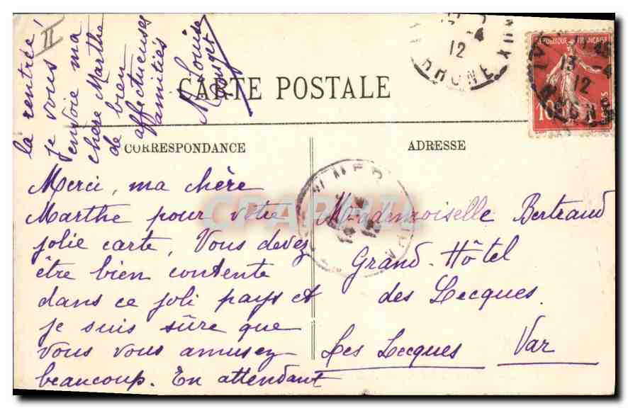 CPA Lyon Vue sur la Saone prise de la Serin  — Rückseite