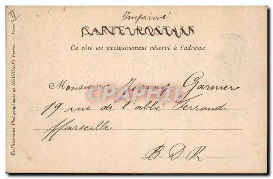 CPA Lyon Le Pont Morand Tramway — Rückseite