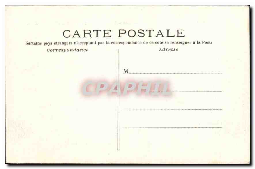 CPA Paris Bois de Boulogne Bagatelle Le Chateau  — Rückseite