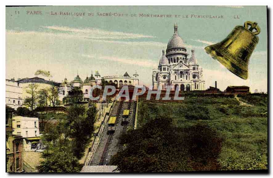 Paris — La Basilique du Sacré-Cœur de Montmartre et le Funiculaire — LL'