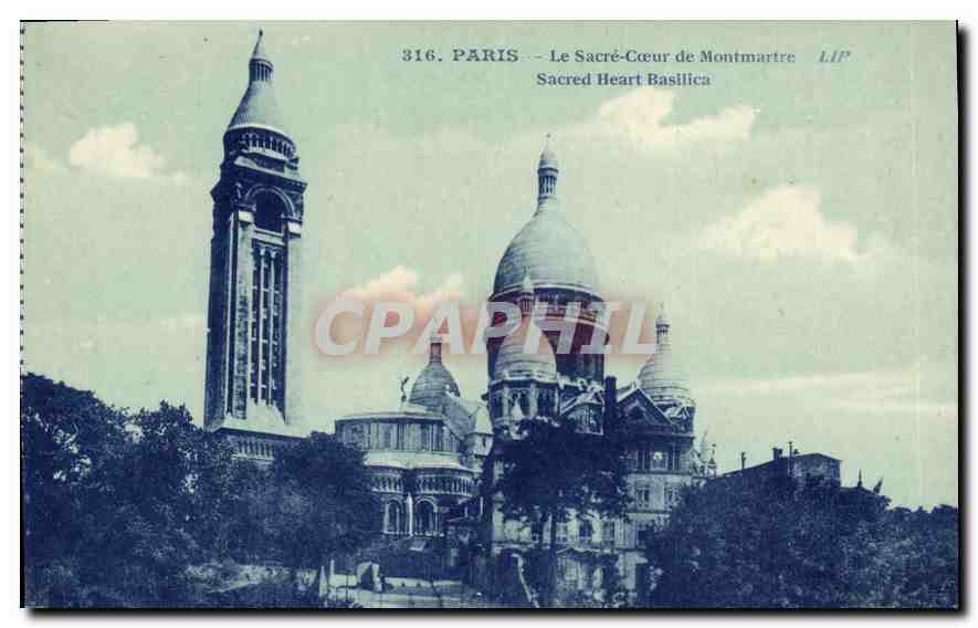 CPA Paris Le Sacre Coeur de Montmartre 