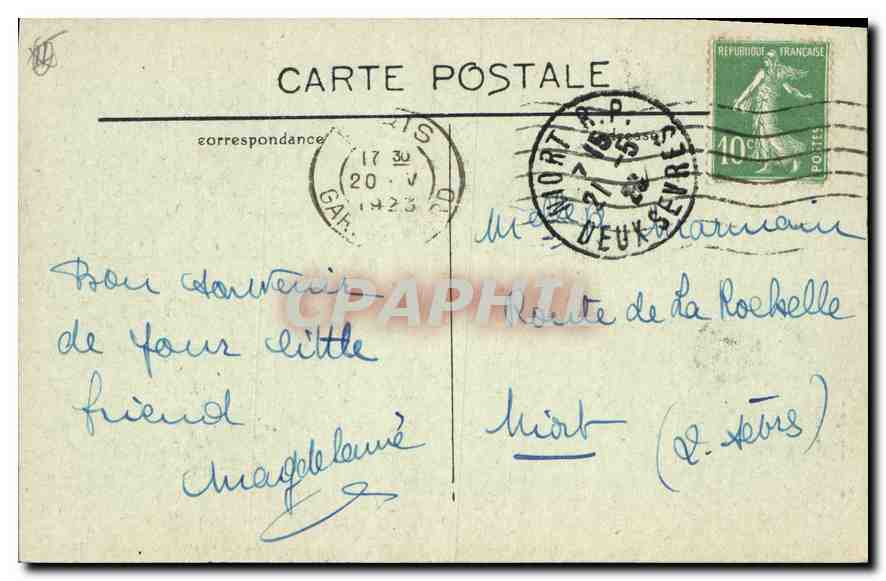 CPA Paris Le Sacre Coeur et le Funiculaire de Montmartre  — Rückseite