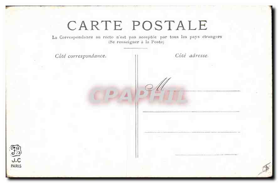 CPA Paris La Basilique de Montmartre  — Rückseite