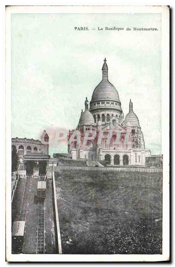CPA Paris La Basilique de Montmartre 