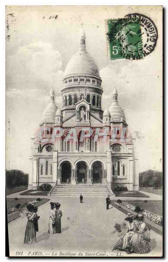 CPA Paris La Basilique du Sacre Coeur 