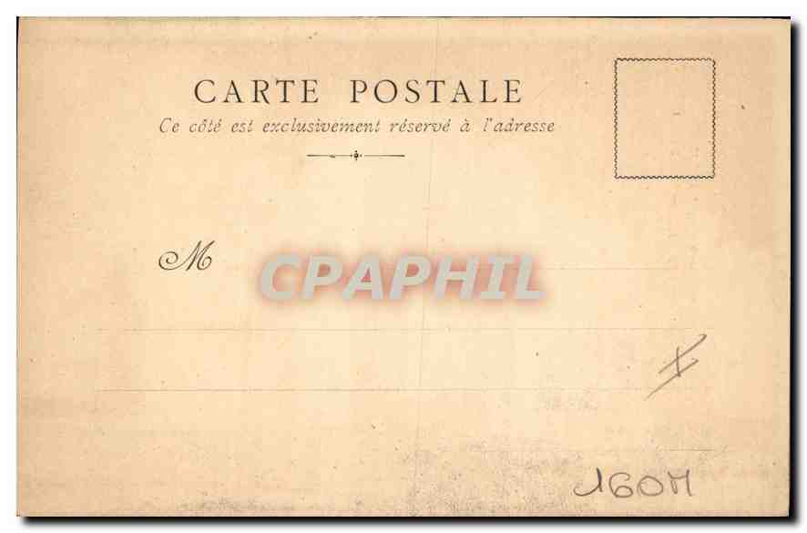 CPA Paris Hotel de Ville et Place de la Comedie  — Rückseite