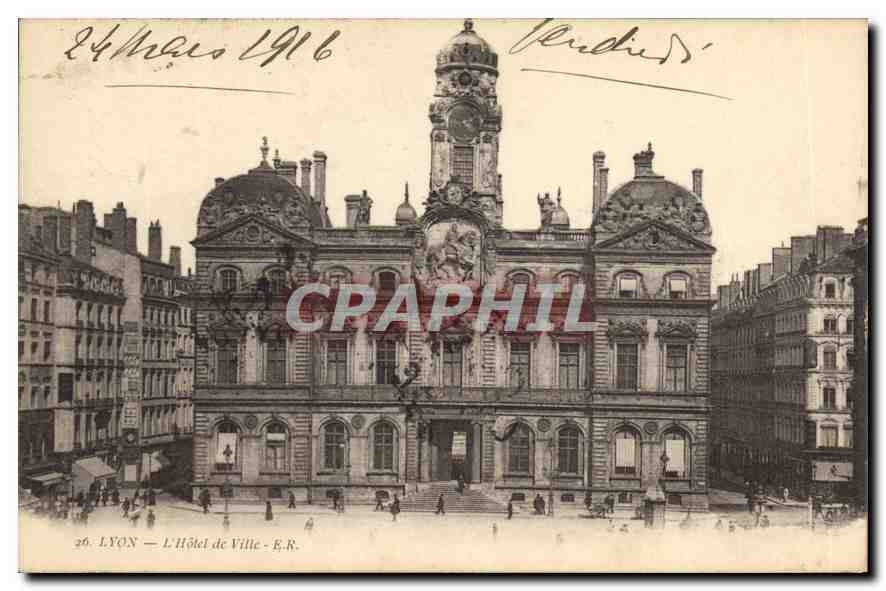 LYON — L'Hôtel de Ville — E.R. n°26