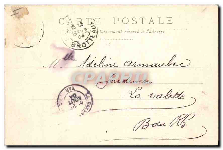 Fontaine Bartholdi, Place des Terreaux — Lyon — éditeur anonyme, n° 349 — Verso