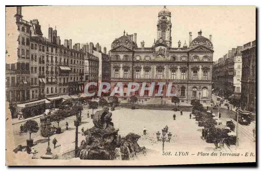 LYON — Place des Terreaux — E R. n° 508