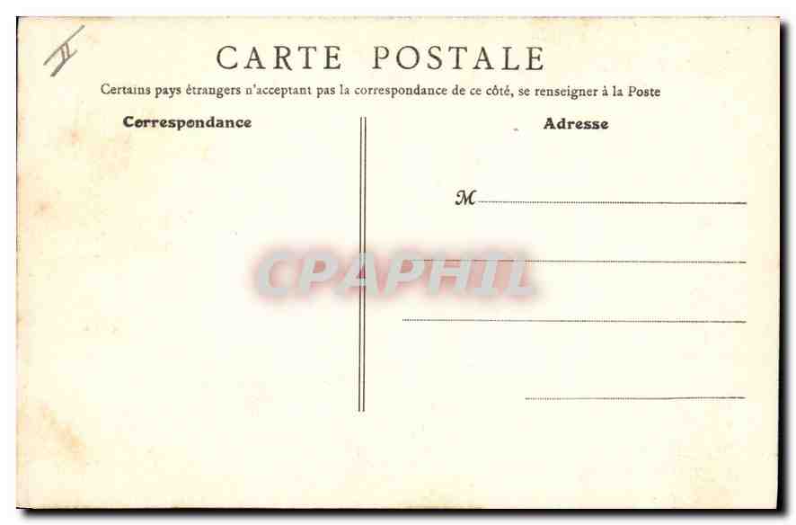 CPA Lyon Eglise Saint Bonaventure  — Verso