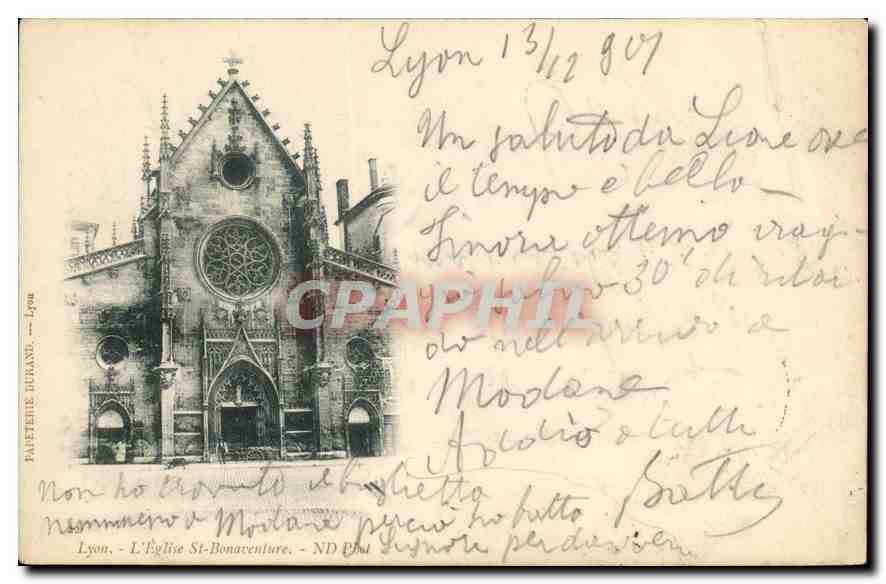 CPA Lyon L'Eglise St Bonaventure 