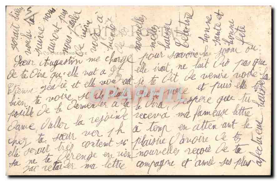 CPA Lyon Abside de St Jean et Fourviere  — Verso