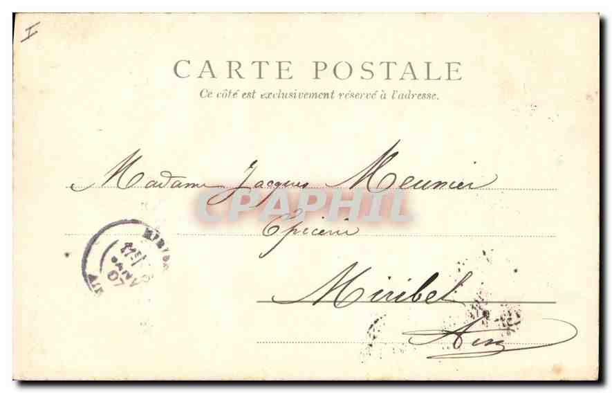 CPA Notre Dame de Fourviere Lyon  — Verso