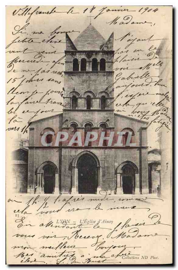 CPA Lyon L'Eglise d'Ainay 