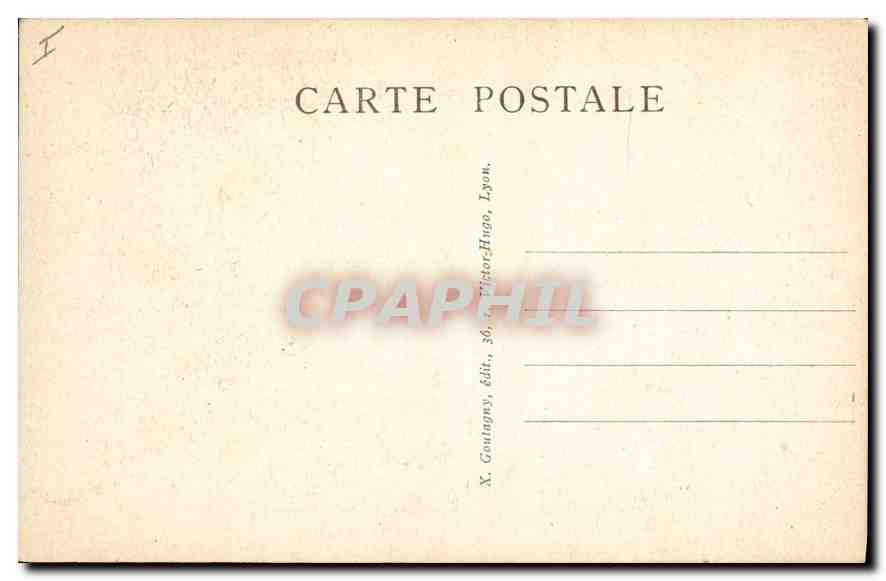 CPA Lyon La Tour Metallique  — Verso
