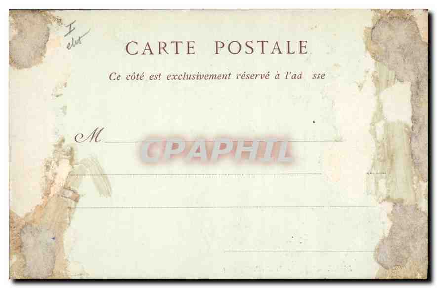 CPA Lyon Chapelle des RP Capucins  — Rückseite
