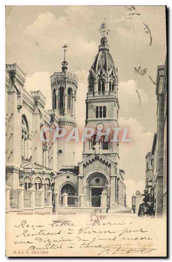 CPA Lyon Ancienne Chapelle de Fourviere 