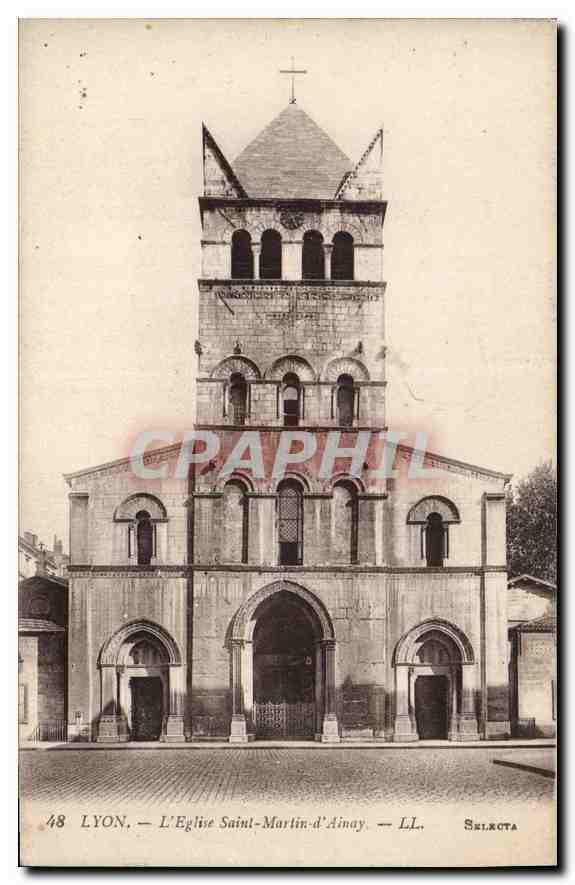 CPA Lyon L'Eglise Saint Martin d'Ainay 