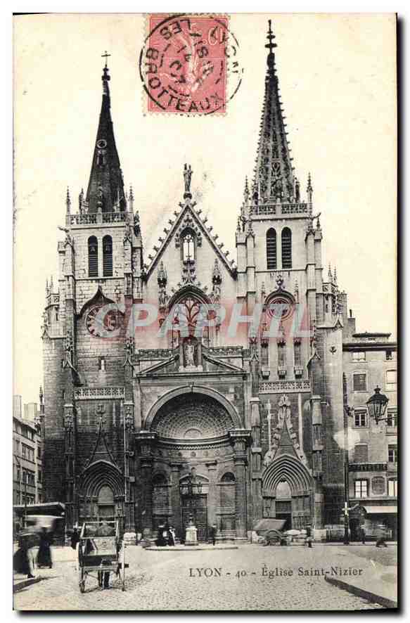 CPA Lyon Eglise Saint Nizier 