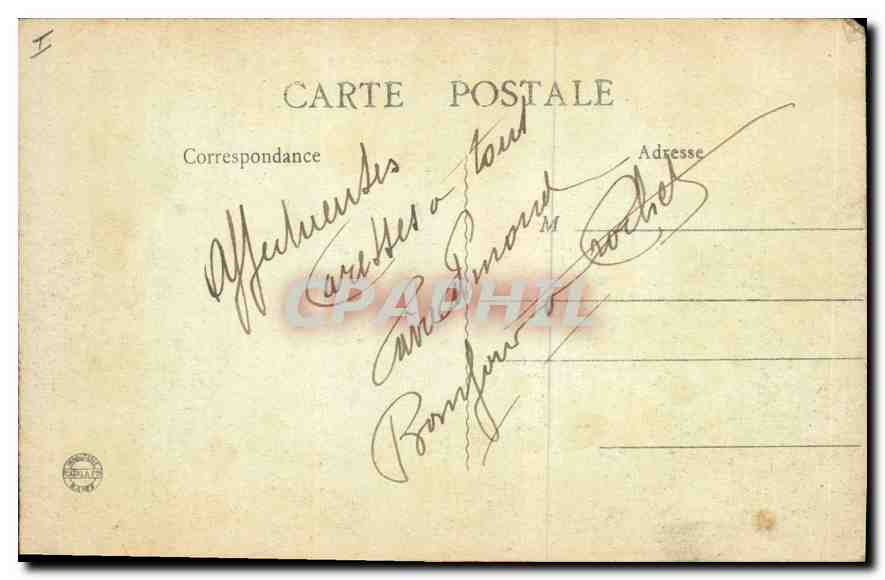 CPA Lyon Fourviere Vue Generale  — Verso