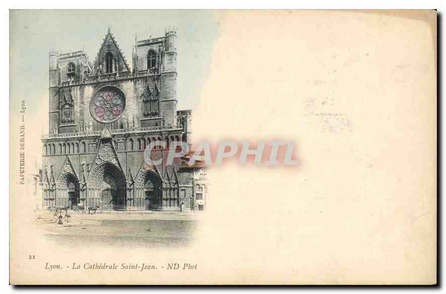 CPA Lyon La Cathedrale Saint Jean 