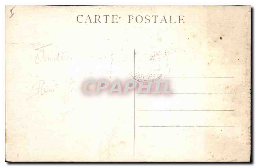 CPA Lyon Coteau de Fourviere  — Verso