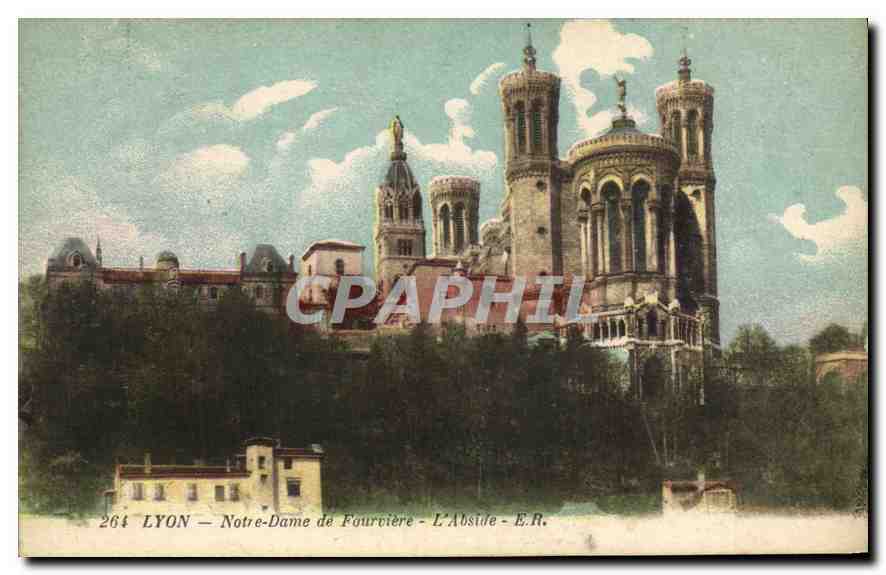 CPA Lyon Notre Dame de Fourviere L'Abside 