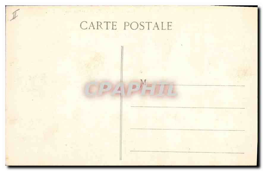 CPA Lyon Pont de l'Universite et les Facultes Tramway Chocolat Menier — Verso