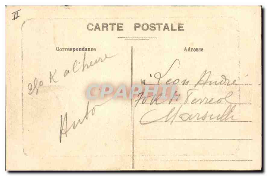 CPA Lyon Pont de la Boucle et Coteau Saint Clair  — Verso