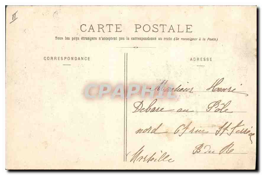 CPA Lyon Le Ponr de l'Universite  — Rückseite