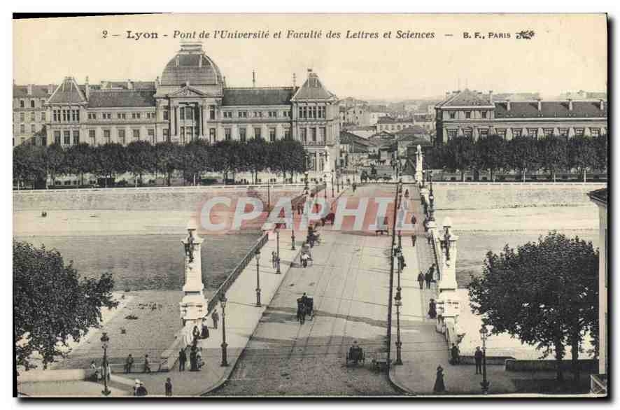 CPA Lyon Pont de l'Universite et Faculte des Lettres et Sciences 