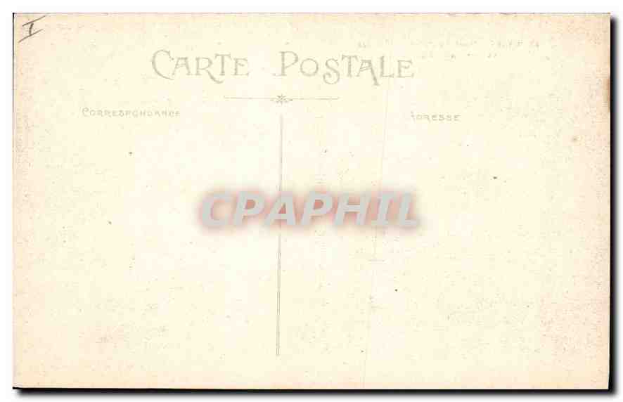 CPA Lyon Pont du Palais de Justice et Coteau de Fourviere  — Verso