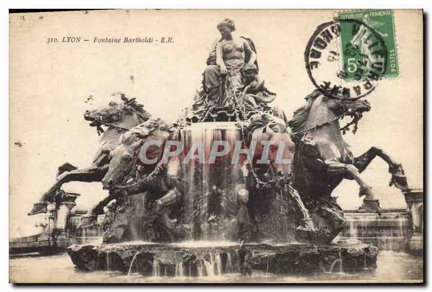 CPA Lyon Fontaine Bartholdi 