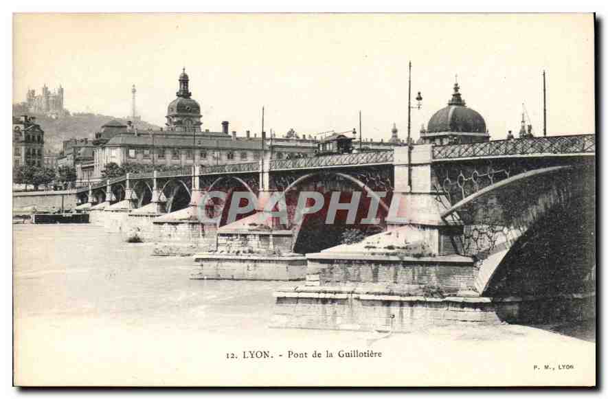 CPA Lyon Pont de la Guillotiere 