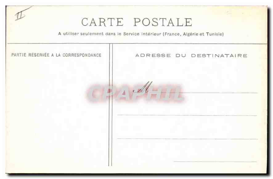 CPA Lyon Pont de la Guillotiere  — Verso