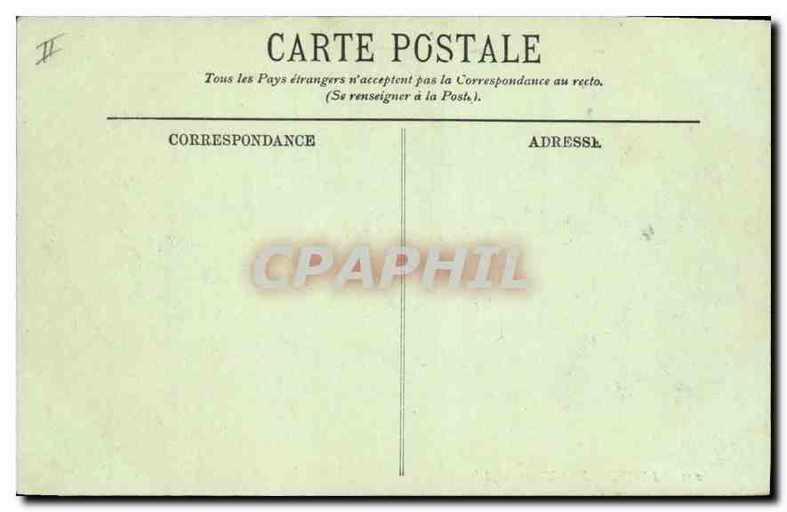 CPA Lyon Pont Tilsitt Bateau Peniche — Verso