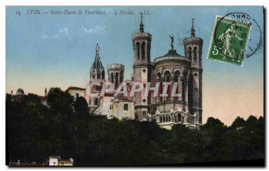 CPA Lyon Notre Dame de Fourviere L'Abside 