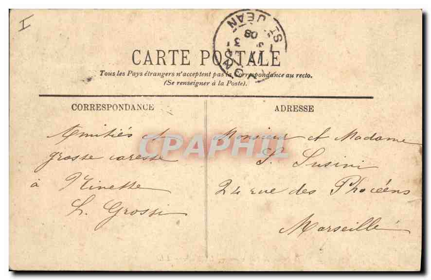 CPA Lyon Notre Dame de Fourviere L L  — Verso