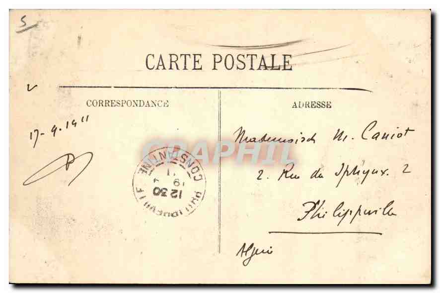 CPA Lyon Notre Dame de Fourviere L'Abside  — Verso
