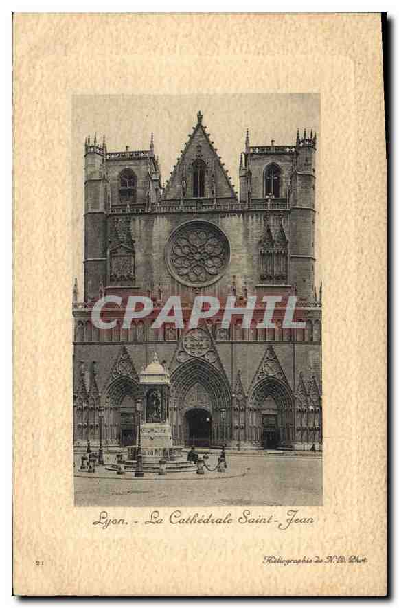 CPA Lyon La Cathedrale Saint Jean 