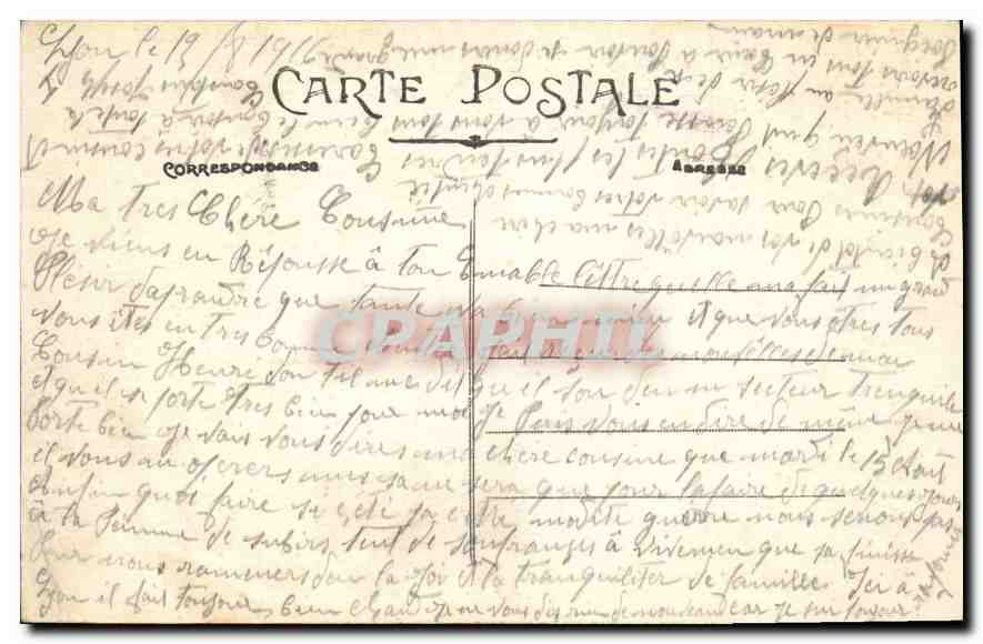 CPA Lyon Pont Morand Quai St Clair et coteau de la Croix Rousse E R  — Verso