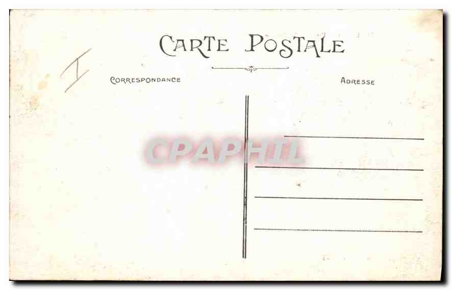 CPA Lyon Pont de la Boucle  — Verso