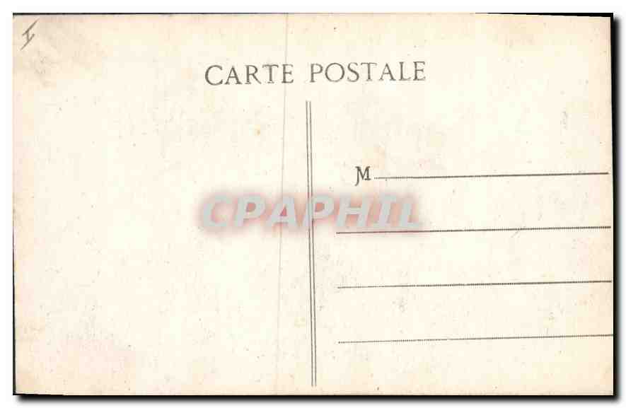 CPA Lyon Pont du Change et Coteau des Chartreux — Verso